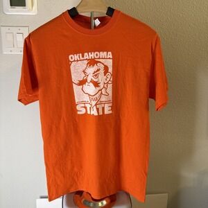 Oklahoma State Cowboys Jerzees T-shirt Orange Size M